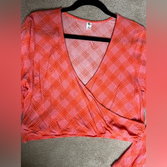 Nordstrom BP plaid crop top - L - Picture 5 of 7